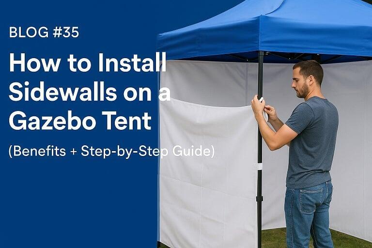 Install Sidewalls on a Gazebo Tent